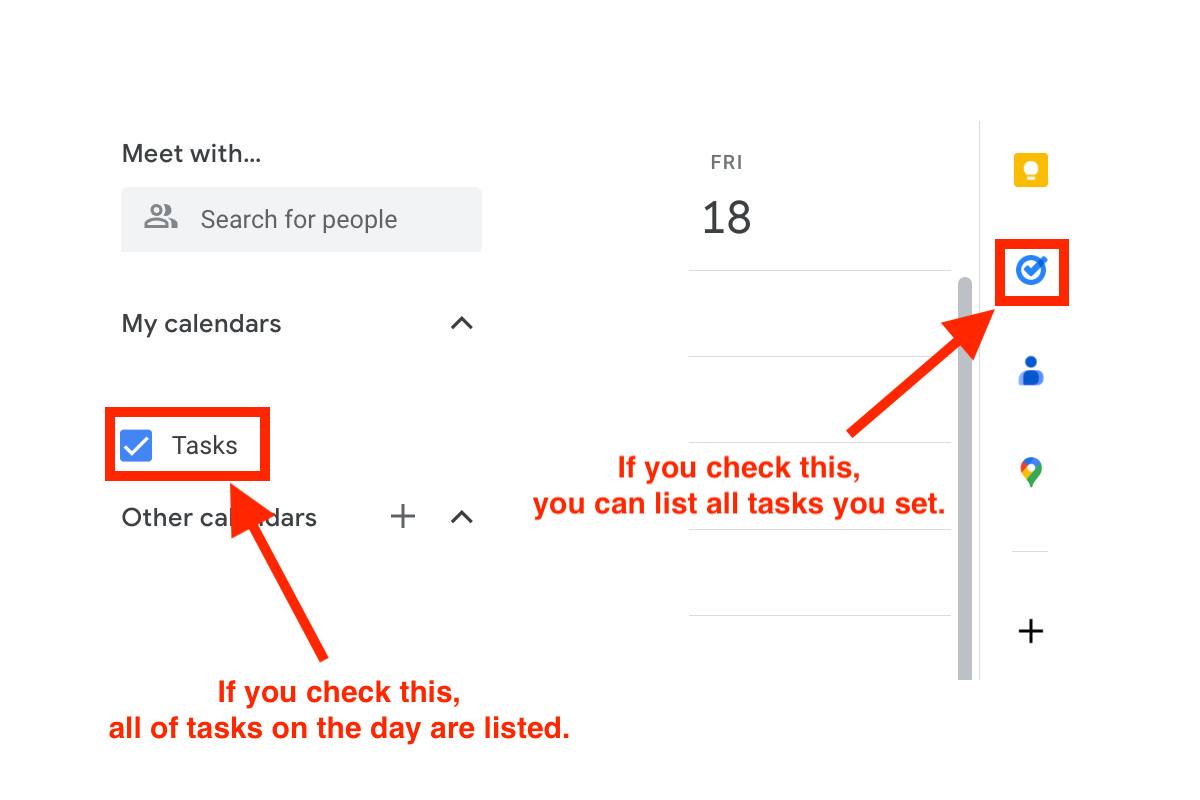 How to list all tasks you set