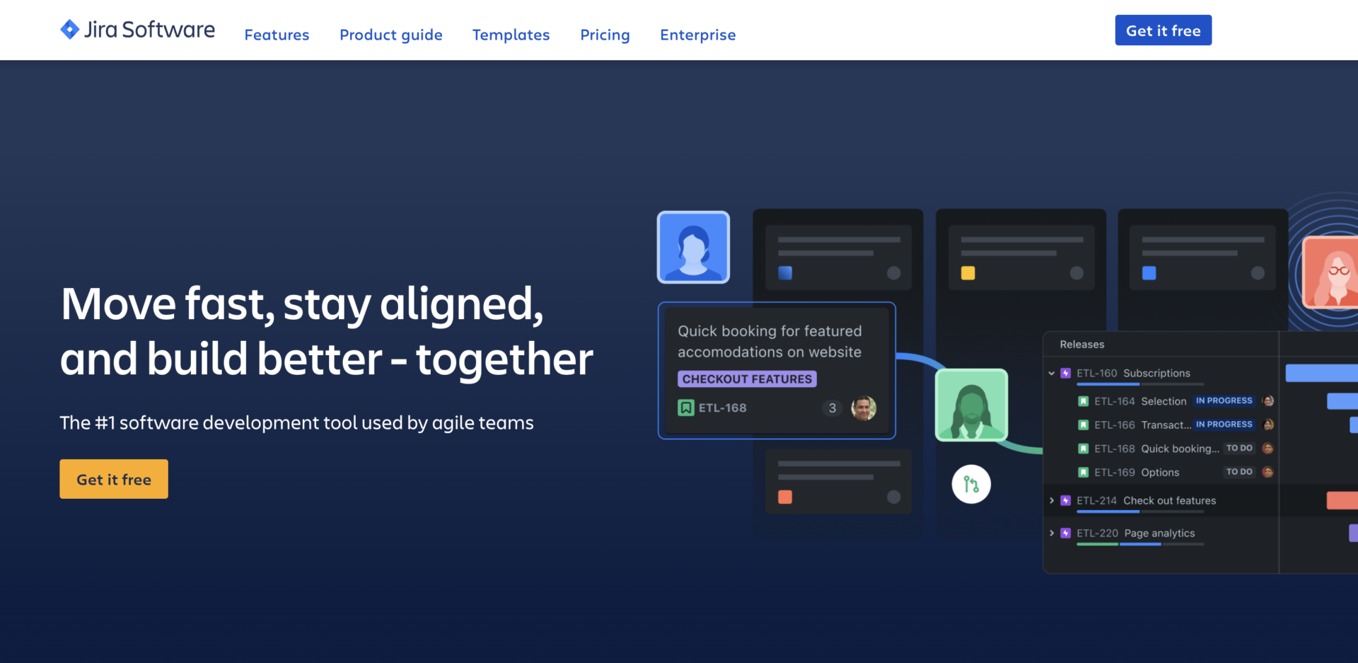 Top page of Jira Software