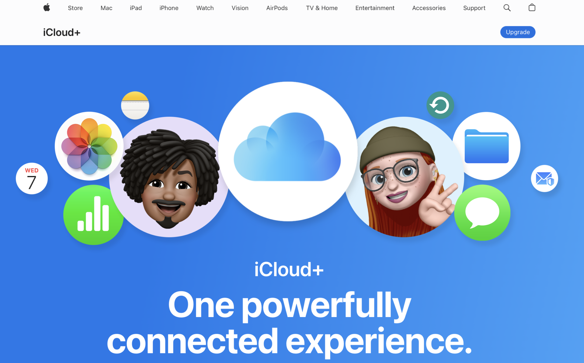 Top page of iCloud Drive