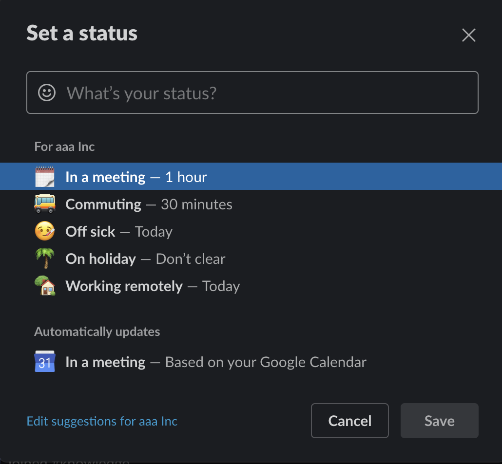 Image of changing status