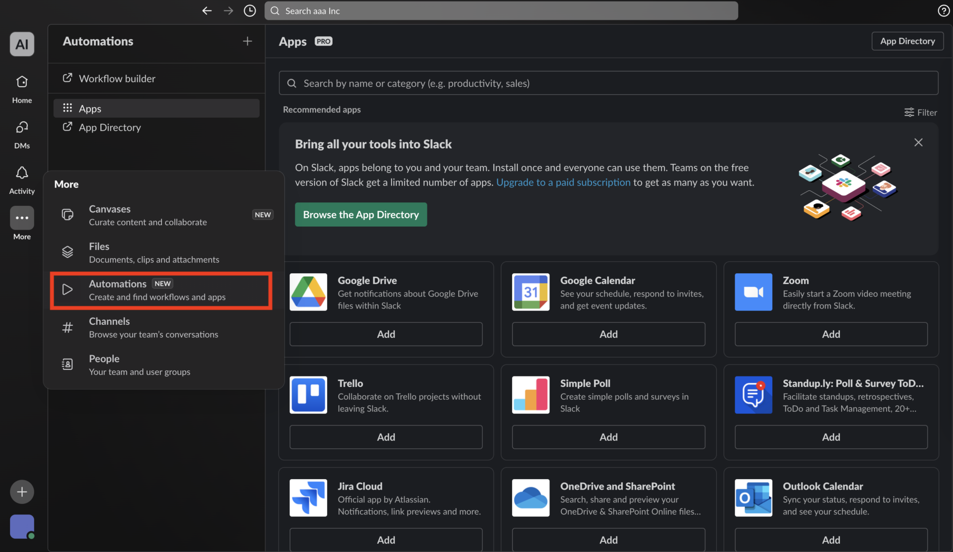Image of integration with other services