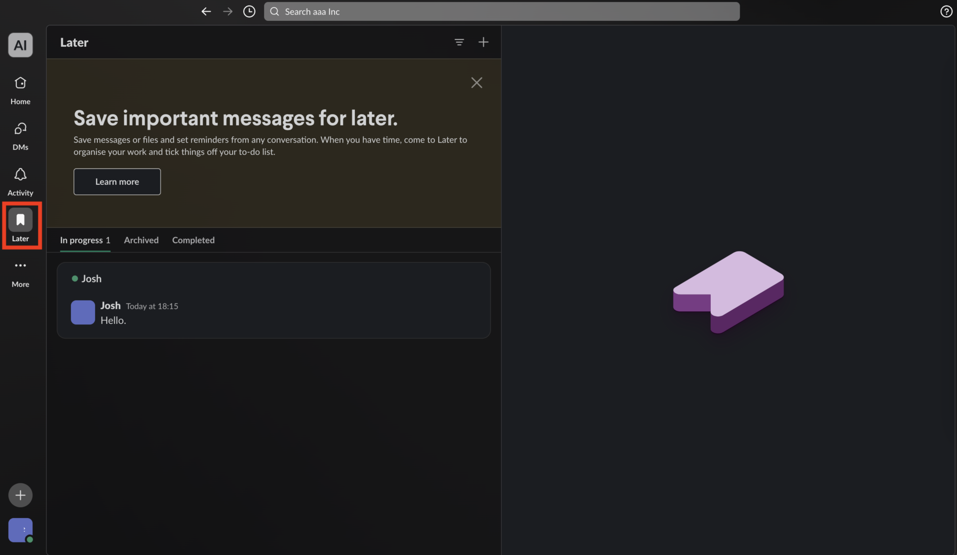 Image of Later on Slack