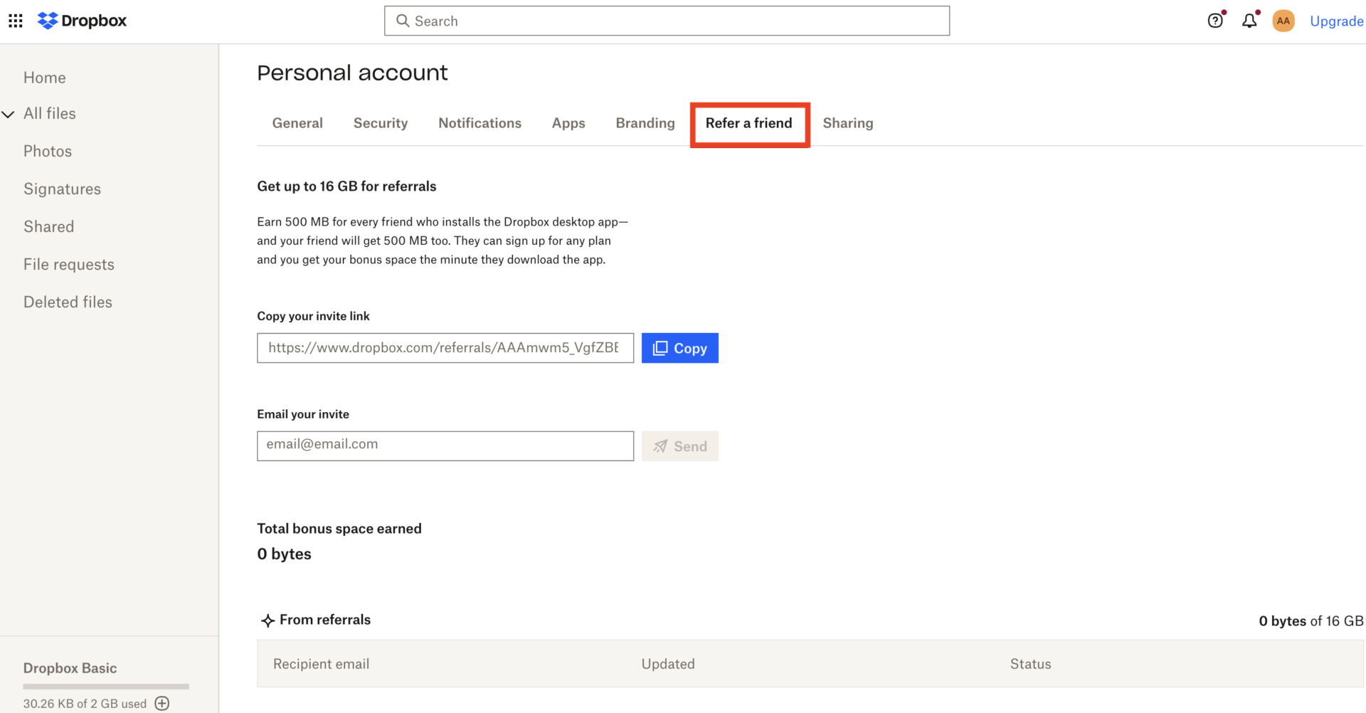 Image of opening reference screen