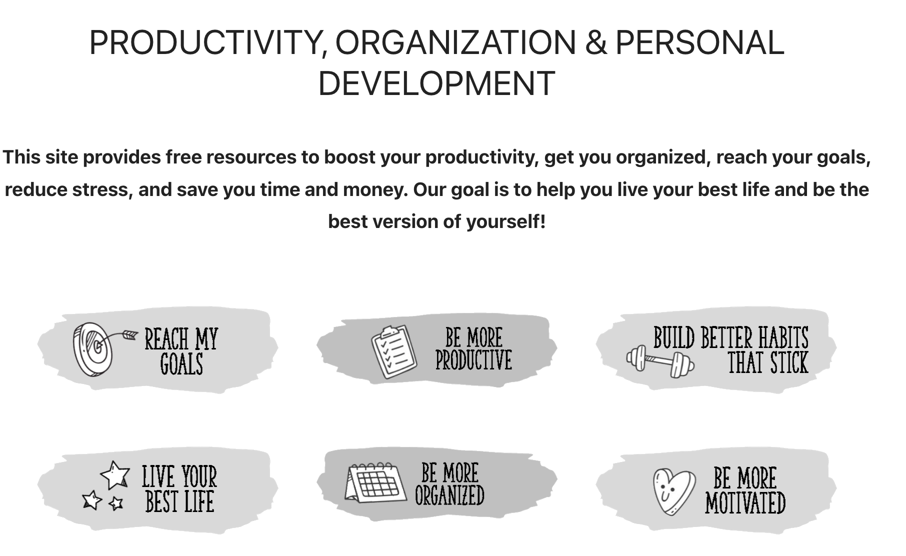 Top page of 101Planners.com