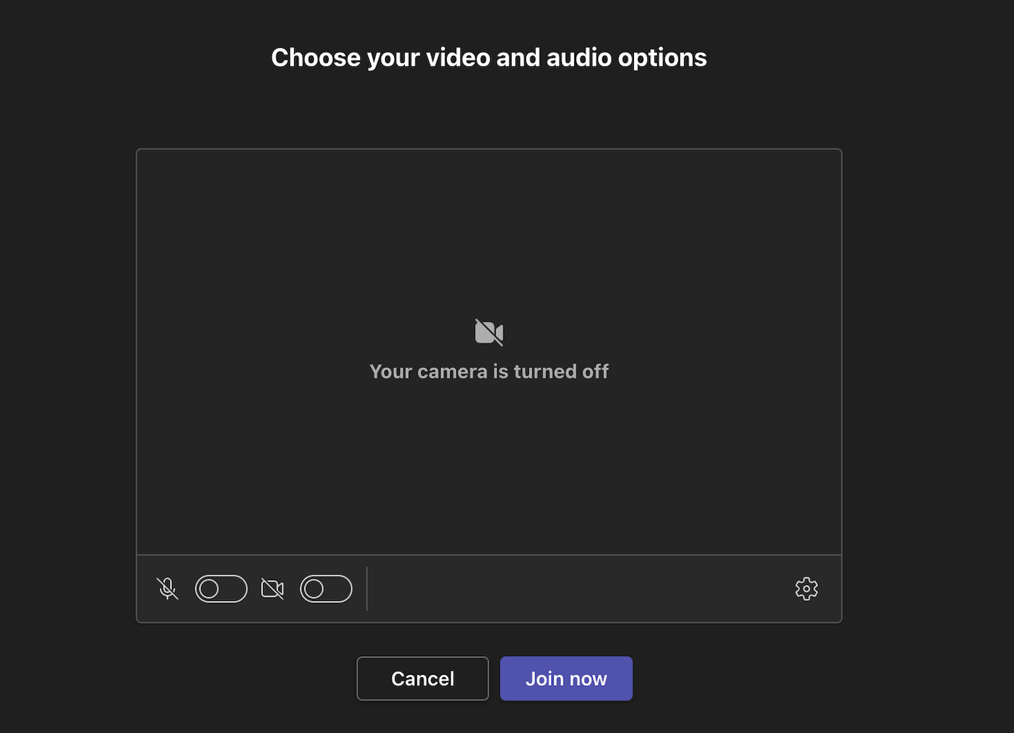 Image of staying to open the video conference on Microsoft Teams