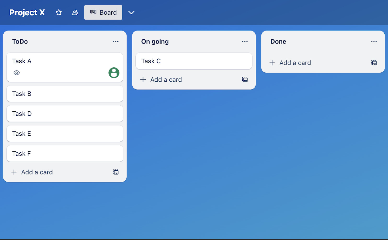 Image of preparation for task management on Trello