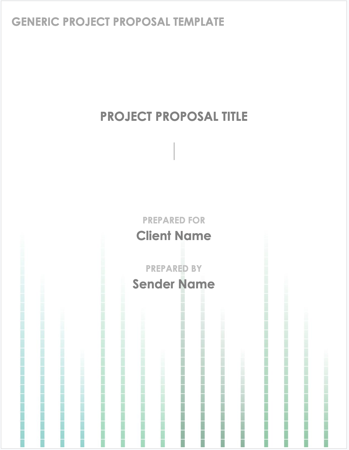Image of proposal template by Smartsheet