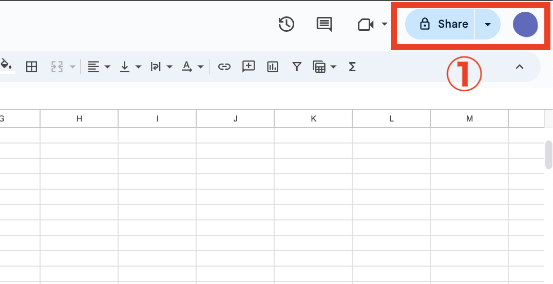 Image of cancellation of Google Sheets