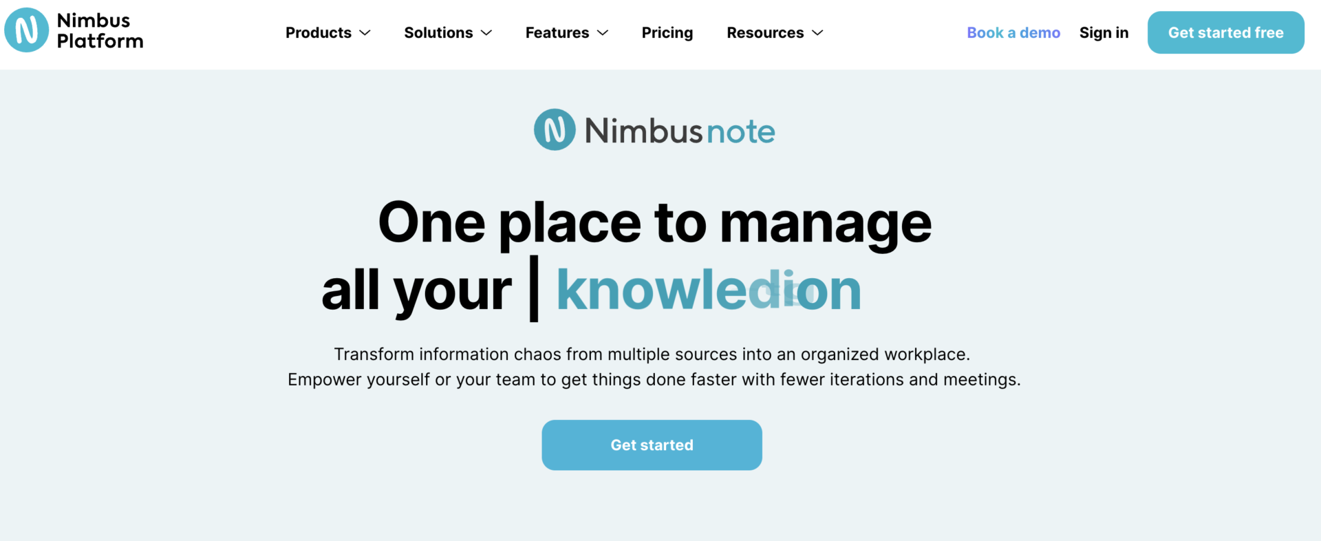 Top image of Nimbusnote